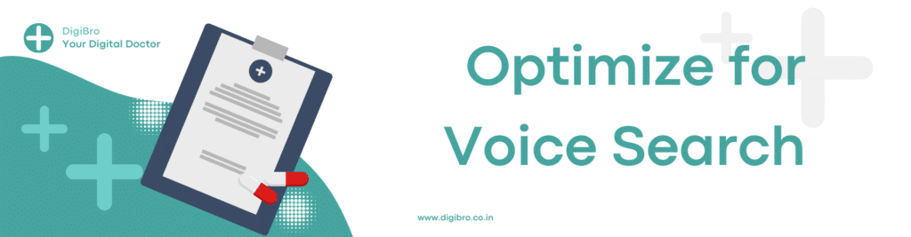 The image showcases a visual guide on optimizing for voice search. The illustration consists of four sections representing key elements of voice search optimization. At the top, a microphone symbolizes voice input, highlighting the importance of spoken queries. Next, a magnifying glass over a website indicates the need to enhance website content for voice-friendly keywords and natural language. In the third section, a mobile device with soundwaves signifies the growing trend of voice search on mobile platforms. Finally, a graph with an upward trend portrays the potential increase in website traffic and user engagement resulting from effective voice search optimization. The image encourages businesses to adapt their online presence to leverage the power of voice search technology. (Image credit: DigiBro.co.in)